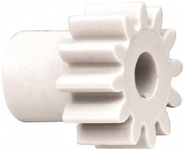 Ensinger Precision Components 2412 Spur Gear 12 Teeth, 3/16" Bore Dia, Standard Bore