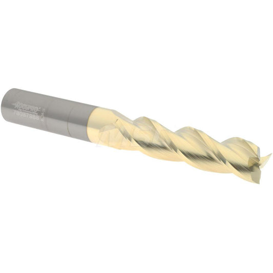 Accupro 314948 Square End Mill 5/8" Dia, 2-1/2" LOC, 3 Flutes, Solid Carbide