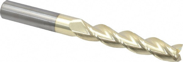 Accupro 314960 Square End Mill 5/8'' Dia, 3-1/4'' LOC, 5/8'' Shank Dia, 6'' OAL, 3 Flutes, Solid Carbide