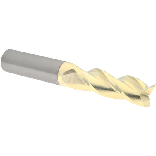 Accupro 315013 Square End Mill 3/4'' Dia, 2-1/4'' LOC, 3/4'' Shank Dia, 5'' OAL, 3 Flutes, Solid Carbide
