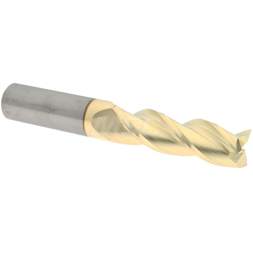 Accupro 315021 Square End Mill 3/4'' Dia, 2-1/2'' LOC, 3/4'' Shank Dia, 5'' OAL, 3 Flutes, Solid Carbide