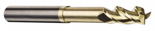 Accupro 315565 Corner Radius End Mill 1/2" Dia, 5/8" LOC, 37 deg Helix, Corner Radius End, Centercutting