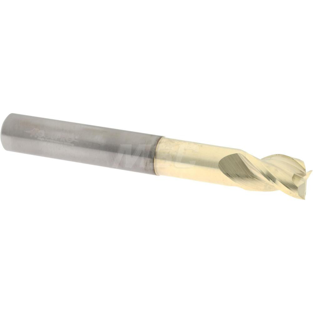 Accupro 315447 Square End Mill 5/16'' Dia, 7/16'' LOC, 5/16'' Shank Dia, 2-1/2'' OAL, 3 Flutes, Solid Carbide