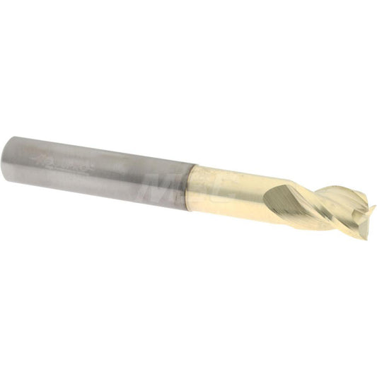 Accupro 315447 Square End Mill 5/16'' Dia, 7/16'' LOC, 5/16'' Shank Dia, 2-1/2'' OAL, 3 Flutes, Solid Carbide
