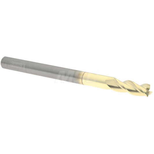 Accupro 95171738 Square End Mill 5/16'' Dia, 13/16'' LOC, 5/16'' Shank Dia, 4'' OAL, 3 Flutes, Solid Carbide