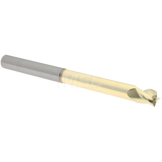 Accupro 315554 Square End Mill 1/2'' Dia, 5/8'' LOC, 1/2'' Shank Dia, 6'' OAL, 3 Flutes, Solid Carbide