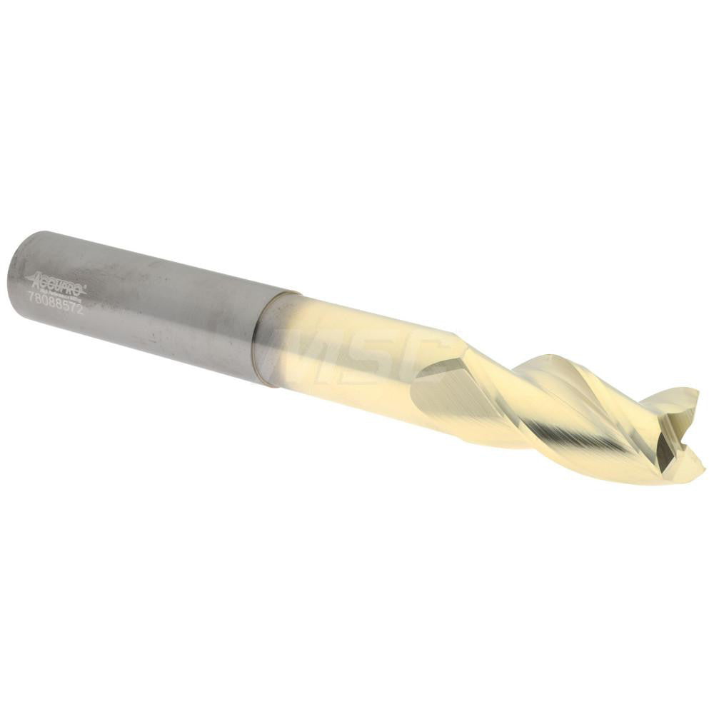 Accupro 319912 Square End Mill 3/4'' Dia, 1-5/8'' LOC, 3/4'' Shank Dia, 6'' OAL, 3 Flutes, Solid Carbide