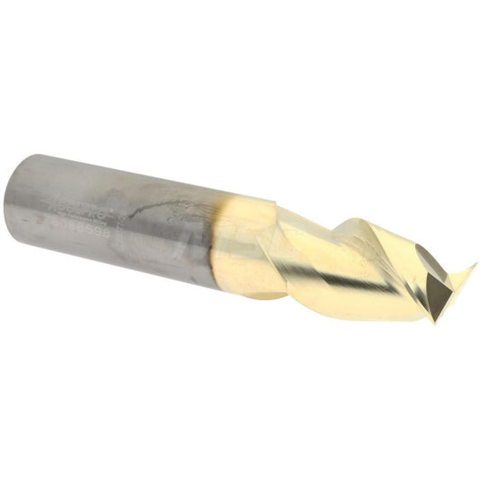 Accupro 313514 Square End Mill 1'' Dia, 1-1/2'' LOC, 1'' Shank Dia, 5'' OAL, 2 Flutes, Solid Carbide