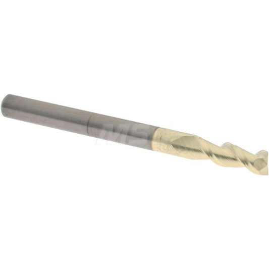 Accupro 312908 Square End Mill 1/8'' Dia, 5/16'' LOC, 1/8'' Shank Dia, 1-1/2'' OAL, 2 Flutes, Solid Carbide