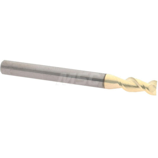 Accupro 312973 Square End Mill 3/16'' Dia, 3/8'' LOC, 3/16'' Shank Dia, 2'' OAL, 2 Flutes, Solid Carbide