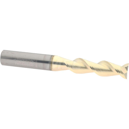 Accupro 313127 Square End Mill 5/16'' Dia, 1-1/8'' LOC, 5/16'' Shank Dia, 2-1/2'' OAL, 2 Flutes, Solid Carbide
