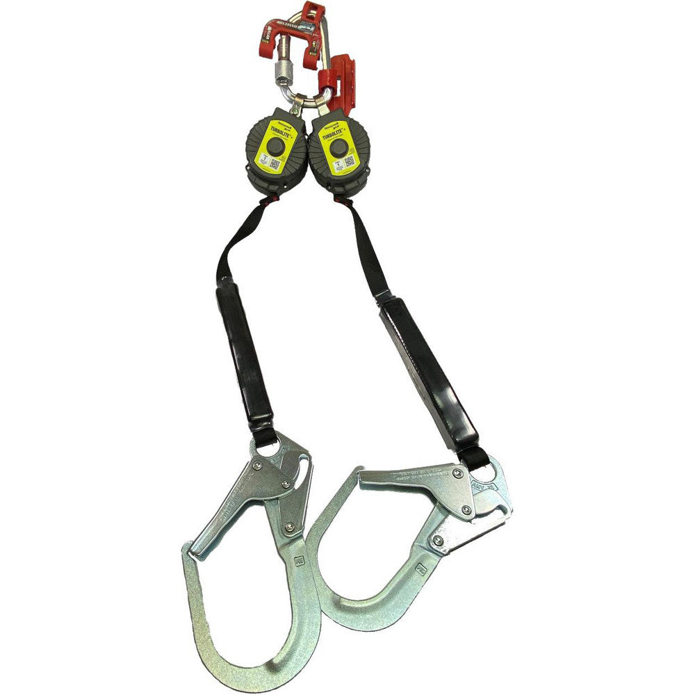 Miller MTL-OHW2-28/6FT Self-Retracting Lanyards, Lifelines & Fall Limiters Type Fall Limiter  Length (Feet) 6.000  Housing Material Nylon  Load Capacity 420  Lanyard and Connector Aluminum Locking Rebar Hook  Construction Type Webbing