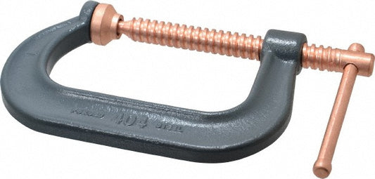 Wilton 14243 C-Clamp 4-1/4" Max Opening, 3-1/4" Throat Depth, Forged Steel