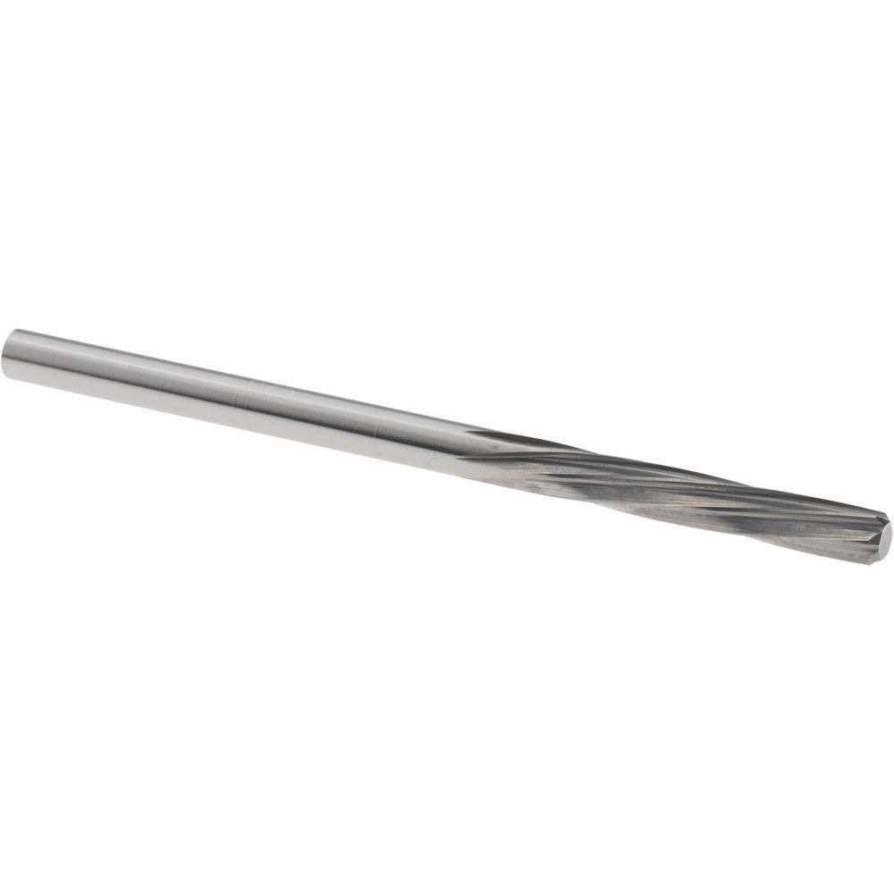 Magafor 88860003200 Chucking Reamer 3.20 mm Dia, 2-1/4" OAL, 19/32" Flute Length, Spiral Flute, Straight-Cylindrical Shank, Solid Carbide