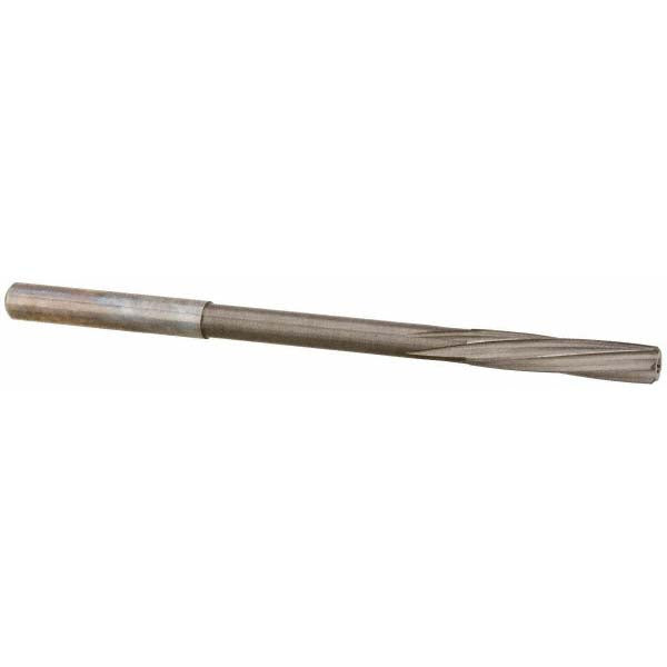 Magafor 88860004770 Chucking Reamer 4.77 mm Dia, 3-25/64" OAL, 29/32" Flute Length, Spiral Flute, Straight-Cylindrical Shank, Solid Carbide