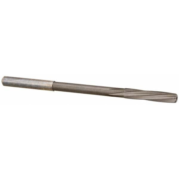 Magafor 88860004780 Chucking Reamer 4.78 mm Dia, 3-25/64" OAL, 29/32" Flute Length, Spiral Flute, Straight-Cylindrical Shank, Solid Carbide