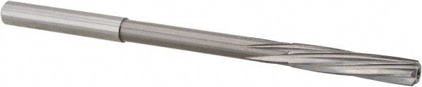 Magafor 88860004890 Chucking Reamer 4.89 mm Dia, 3-25/64" OAL, 29/32" Flute Length, Spiral Flute, Straight-Cylindrical Shank, Solid Carbide