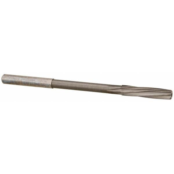 Magafor 88860005010 Chucking Reamer 5.01 mm Dia, 3-25/64" OAL, 29/32" Flute Length, Spiral Flute, Straight-Cylindrical Shank, Solid Carbide