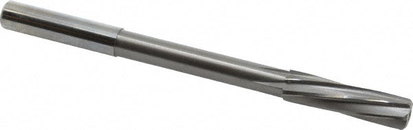 Magafor 88860009520 Chucking Reamer 9.52 mm Dia, 4-31/32" OAL, 1-27/64" Flute Length, Spiral Flute, Straight-Cylindrical Shank, Solid Carbide