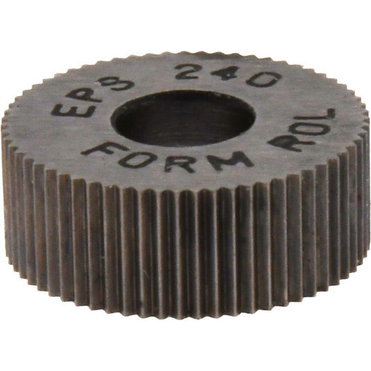 STAFFORD SPECIAL TOOLS EPS-240 Standard Knurl Wheel 1/2" Dia, 90 &deg Tooth Angle, 40 TPI, Straight, High Speed Steel