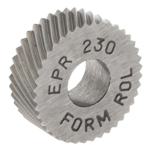 STAFFORD SPECIAL TOOLS EPR-230 Standard Knurl Wheel 1/2" Dia, 90 &deg Tooth Angle, 30 TPI, Diagonal, High Speed Steel
