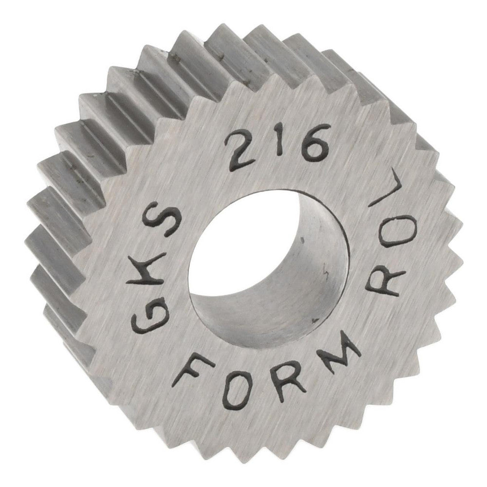 STAFFORD SPECIAL TOOLS GKS-216 Standard Knurl Wheel 5/8" Dia, 90 &deg Tooth Angle, 16 TPI, Straight, High Speed Steel