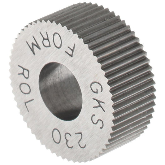 STAFFORD SPECIAL TOOLS GKS-230 Standard Knurl Wheel 5/8" Dia, 90 &deg Tooth Angle, 30 TPI, Straight, High Speed Steel