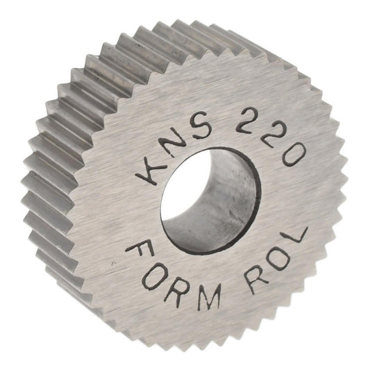 STAFFORD SPECIAL TOOLS KNS-220 Standard Knurl Wheel 3/4" Dia, 90 &deg Tooth Angle, 20 TPI, Straight, High Speed Steel