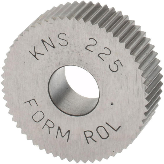 STAFFORD SPECIAL TOOLS KNS-225 Standard Knurl Wheel 3/4" Dia, 90 &deg Tooth Angle, 25 TPI, Straight, High Speed Steel