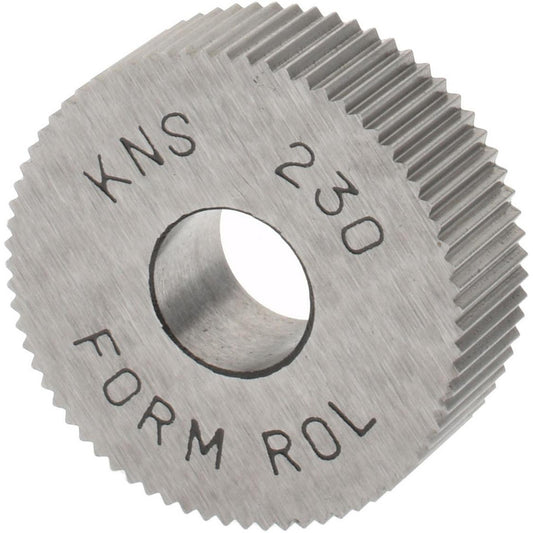 STAFFORD SPECIAL TOOLS KNS-230 Standard Knurl Wheel 3/4" Dia, 90 &deg Tooth Angle, 30 TPI, Straight, High Speed Steel