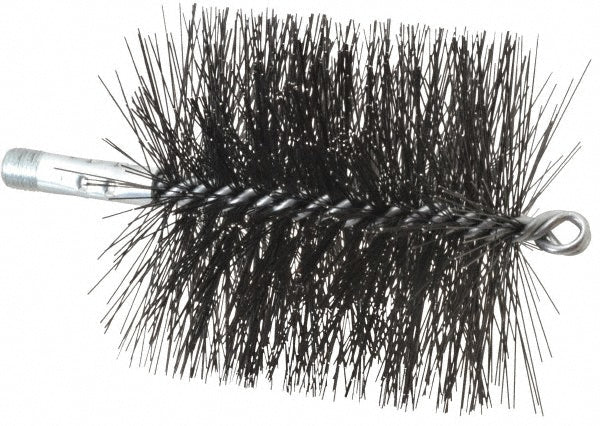 Schaefer Brush 43381 Double Stem/Spiral Tube Brush 4-1/2" Dia, 7-1/2" OAL