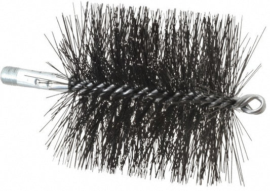 Schaefer Brush 43381 Double Stem/Spiral Tube Brush 4-1/2" Dia, 7-1/2" OAL