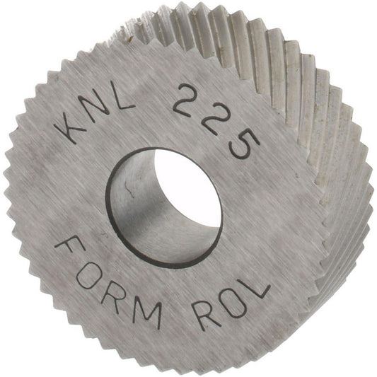 STAFFORD SPECIAL TOOLS KNL-225 Standard Knurl Wheel 3/4" Dia, 90 &deg Tooth Angle, 25 TPI, Diagonal, High Speed Steel