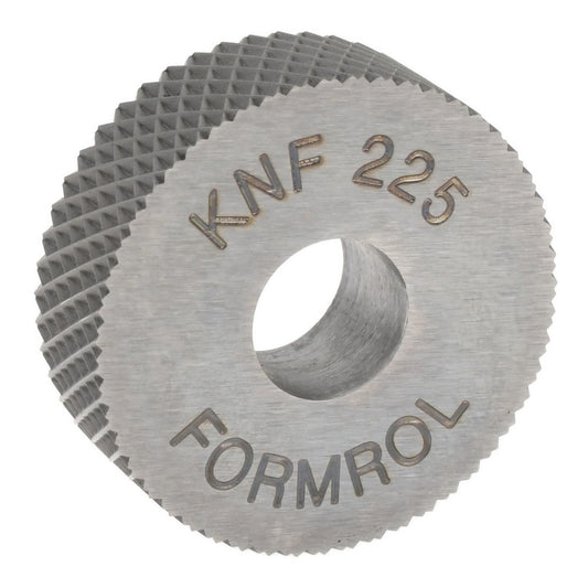 STAFFORD SPECIAL TOOLS KNF-225 Standard Knurl Wheel 3/4" Dia, 90 &deg Tooth Angle, 25 TPI, Diamond, High Speed Steel