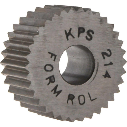 STAFFORD SPECIAL TOOLS KPS-214 Standard Knurl Wheel 3/4" Dia, 90 &deg Tooth Angle, 14 TPI, Straight, High Speed Steel
