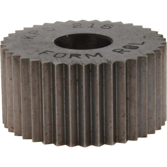 STAFFORD SPECIAL TOOLS KPS-216 Standard Knurl Wheel 3/4" Dia, 90 &deg Tooth Angle, 16 TPI, Straight, High Speed Steel