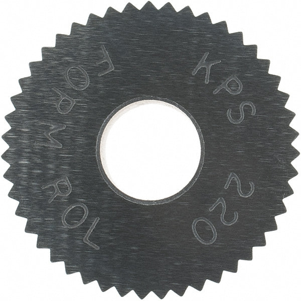 STAFFORD SPECIAL TOOLS KPS-220 Standard Knurl Wheel 3/4" Dia, 90 &deg Tooth Angle, 20 TPI, Straight, High Speed Steel