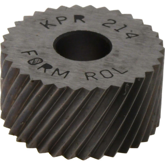 STAFFORD SPECIAL TOOLS KPR-214 Standard Knurl Wheel 3/4" Dia, 90 &deg Tooth Angle, 14 TPI, Diagonal, High Speed Steel