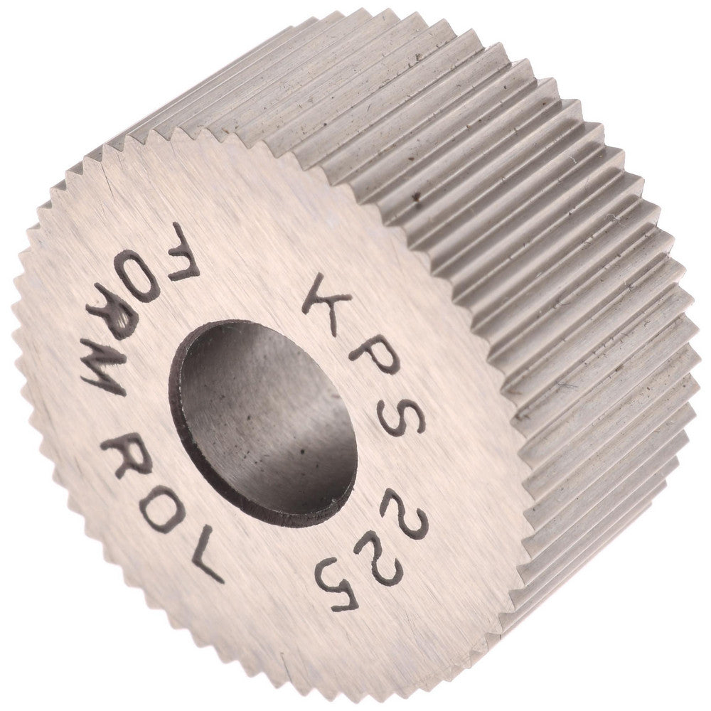 STAFFORD SPECIAL TOOLS KPS-225 Standard Knurl Wheel 3/4" Dia, 90 &deg Tooth Angle, 25 TPI, Straight, High Speed Steel