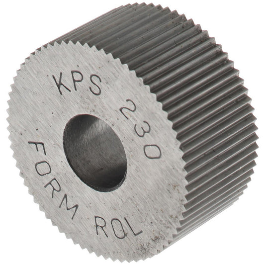 STAFFORD SPECIAL TOOLS KPS-230 Standard Knurl Wheel 3/4" Dia, 90 &deg Tooth Angle, 30 TPI, Straight, High Speed Steel