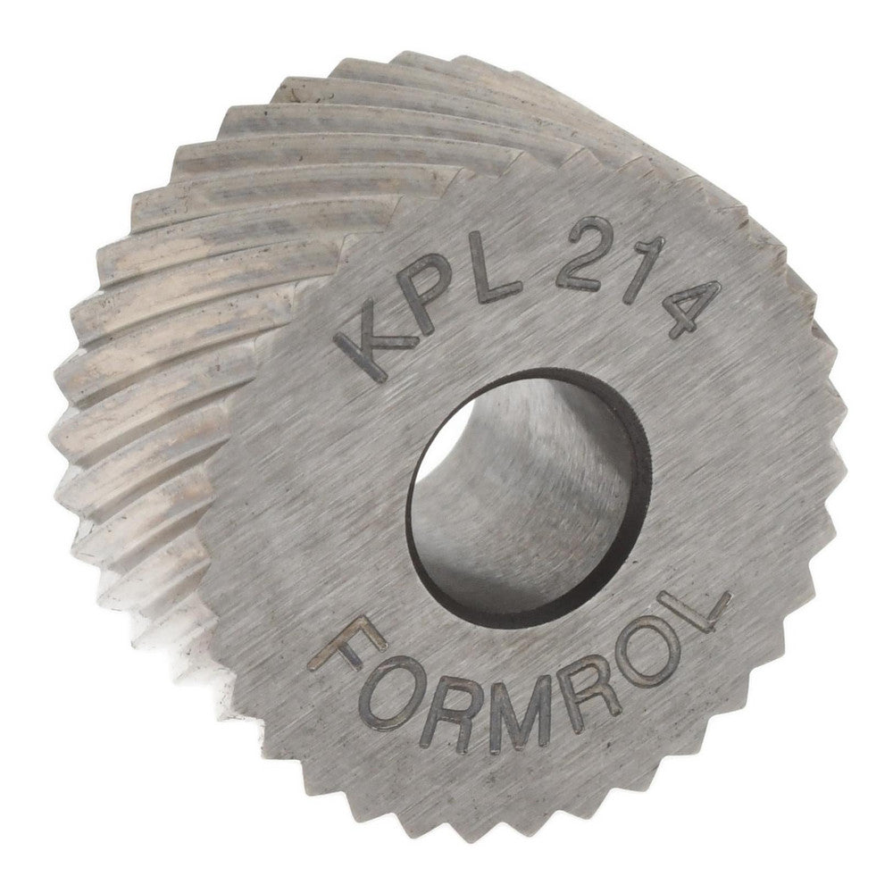 STAFFORD SPECIAL TOOLS KPL-214 Standard Knurl Wheel 3/4" Dia, 90 &deg Tooth Angle, 14 TPI, Diagonal, High Speed Steel