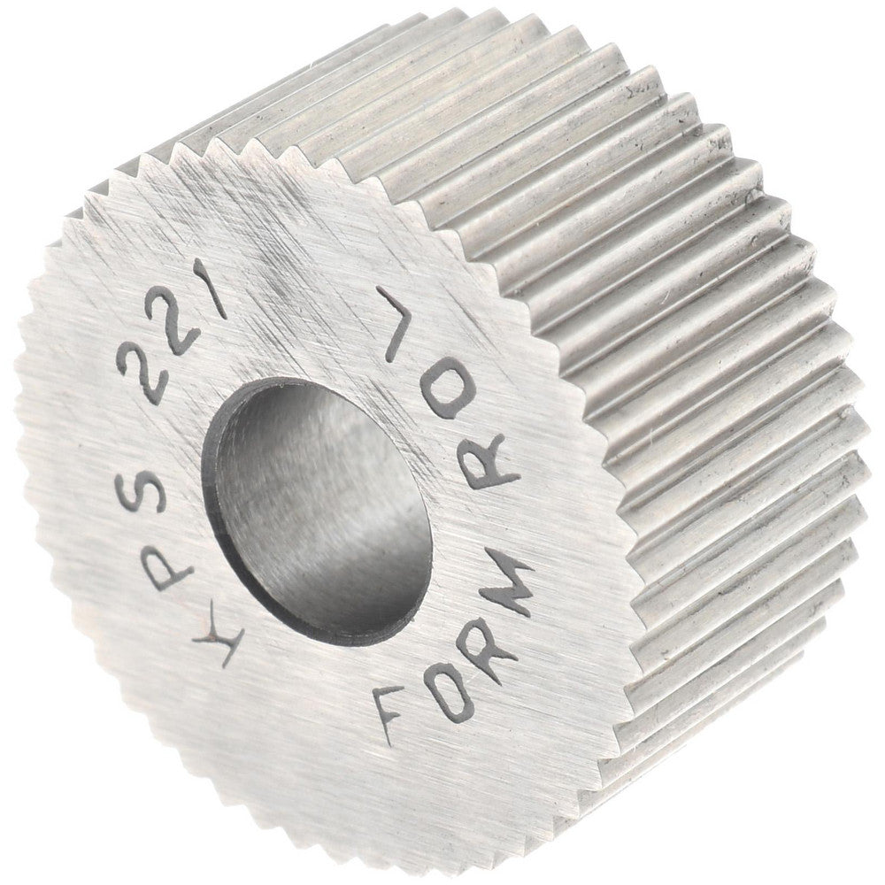 STAFFORD SPECIAL TOOLS KPS-221 Standard Knurl Wheel 3/4" Dia, 90 &deg Tooth Angle, 21 TPI, Straight, High Speed Steel