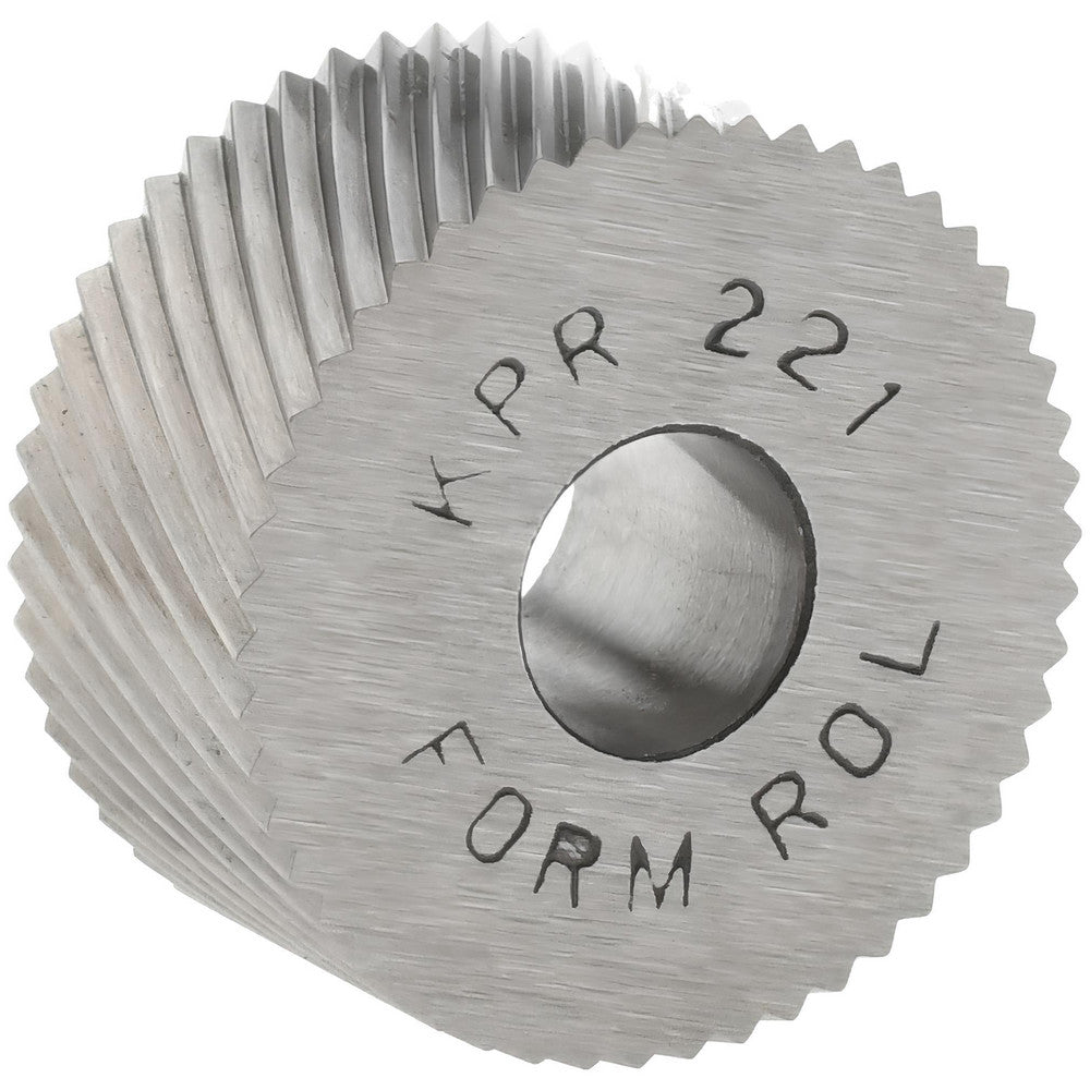 STAFFORD SPECIAL TOOLS KPR-221 Standard Knurl Wheel 3/4" Dia, 90 &deg Tooth Angle, 21 TPI, Diagonal, High Speed Steel