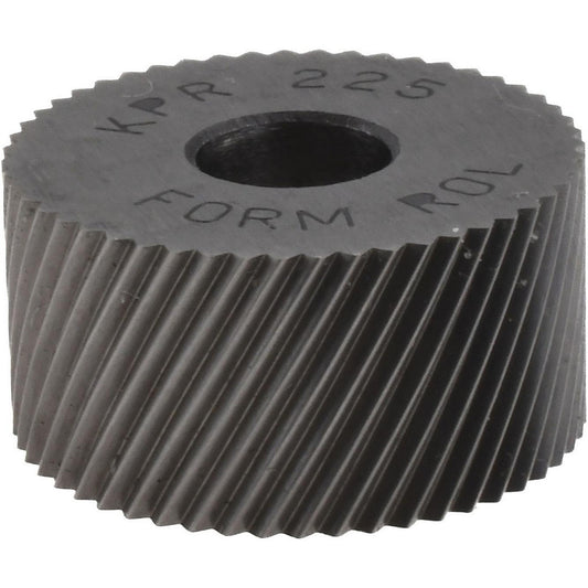 STAFFORD SPECIAL TOOLS KPR-225 Standard Knurl Wheel 3/4" Dia, 90 &deg Tooth Angle, 25 TPI, Diagonal, High Speed Steel