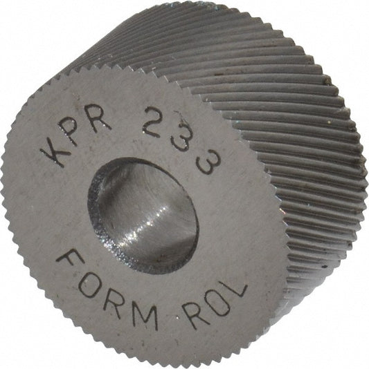 STAFFORD SPECIAL TOOLS KPR-233 Standard Knurl Wheel 3/4" Dia, 90 &deg Tooth Angle, 33 TPI, Diagonal, High Speed Steel
