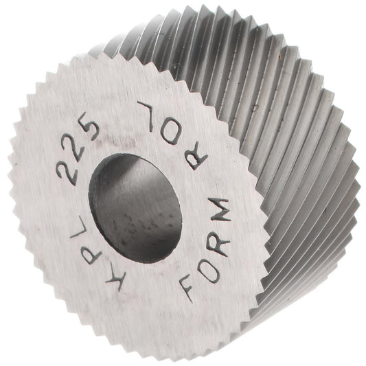 STAFFORD SPECIAL TOOLS KPL-225 Standard Knurl Wheel 3/4" Dia, 90 &deg Tooth Angle, 25 TPI, Diagonal, High Speed Steel