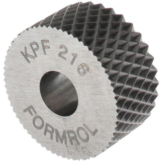 STAFFORD SPECIAL TOOLS KPF-216 Standard Knurl Wheel 3/4" Dia, 90 &deg Tooth Angle, 16 TPI, Diamond, High Speed Steel