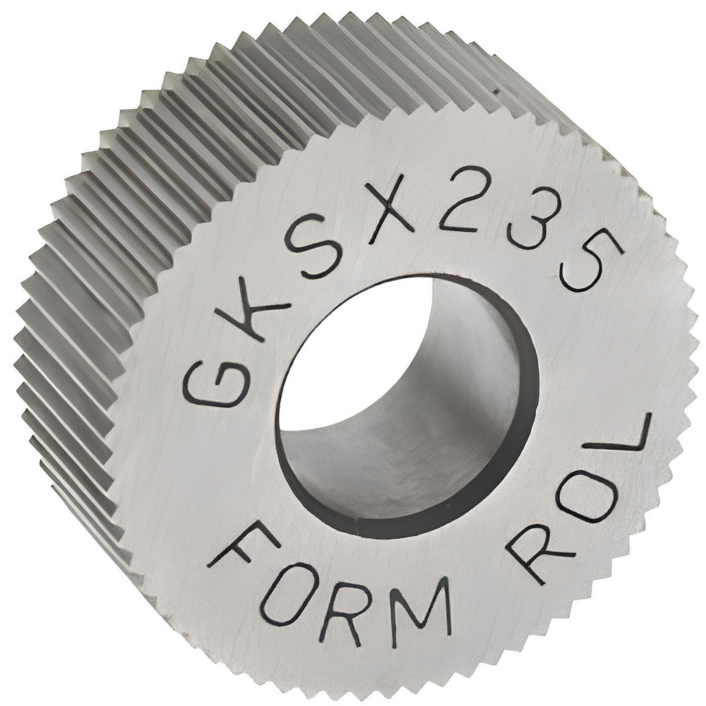 STAFFORD SPECIAL TOOLS GKSX235 Standard Knurl Wheel 5/8" Dia, 90 &deg Tooth Angle, 35 TPI, Straight, Cobalt