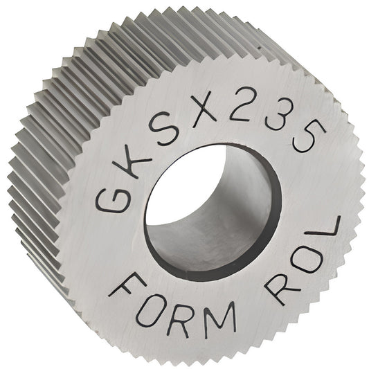 STAFFORD SPECIAL TOOLS GKSX235 Standard Knurl Wheel 5/8" Dia, 90 &deg Tooth Angle, 35 TPI, Straight, Cobalt
