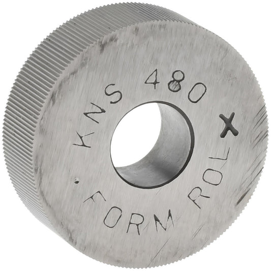 STAFFORD SPECIAL TOOLS KNSX480 Standard Knurl Wheel 3/4" Dia, 70 &deg Tooth Angle, 80 TPI, Straight, Cobalt